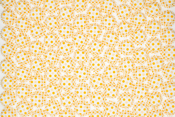 Paper baking cups with orange for cupcakes or muffin on white background