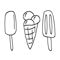 ice cream doodle, ice-cream, ice cream vector, eskimo, cold, ice cream, chocolate, dessert, collection, cone, cream, delicious, doodle, drawing, element, fast food, food, fresh, frosting, frozen, frui