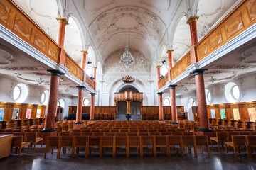 Fototapeta na wymiar St. Peter Church interior, Switzerland