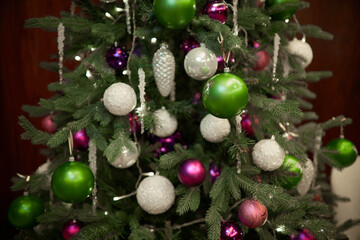 Christmas tree. New Year. New Year 2021.2022.