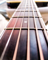 Guitar Strings Closeup