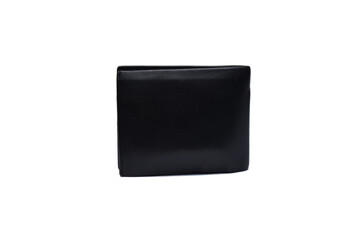 formal black leather men wallet