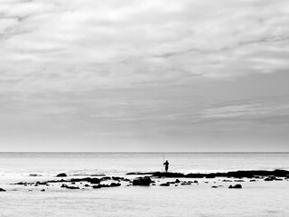 fisherman by the sea