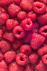 Raspberry on a market
