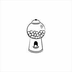 hand drawn vector illustration of an candy 