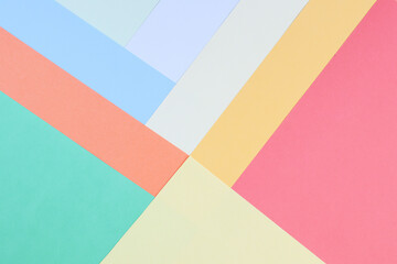 Colorful geometric texture, paper background.