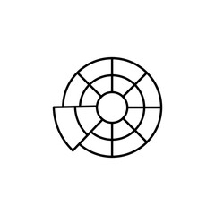 Fototapeta premium variety line icon. Signs and symbols can be used for web, logo, mobile app, UI, UX