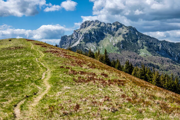 Big Rozsutec, Little Fatra, Slovakia, springtime scene