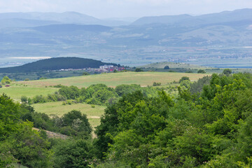 Fototapeta na wymiar Spring landscape of Lyulin Mountain, Bulgaria
