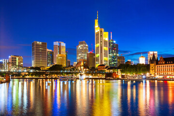 Fototapeta na wymiar Frankfurt am Main skyline, Germany