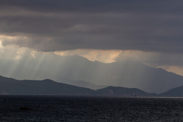 nature around the elba island