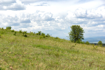 Obraz premium Spring landscape of Lyulin Mountain, Bulgaria