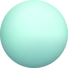 Planet Uranus isolated on white background. Realistic vector.