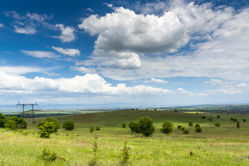 Spring landscape of Lyulin Mountain, Bulgaria