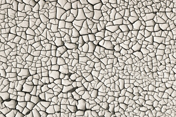 the old white paint was cracked textura