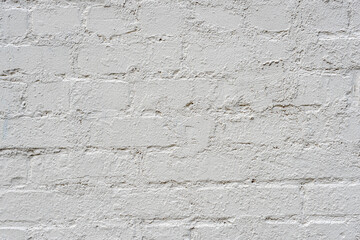 Background of a white brick wall texture