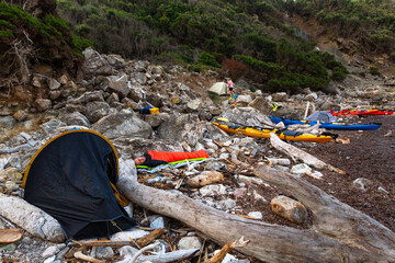  sea coast travel by sea kayaks