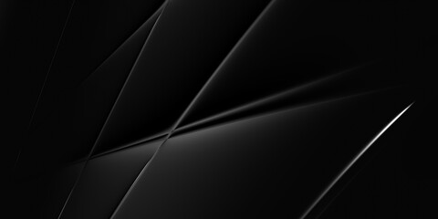 3D luxury black business cover design, metal beauty, silver effect background