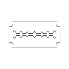 Blade razor line icon isolated. Vector illustration