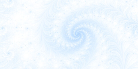 Beauty spiral fractal, light color floral wallpaper