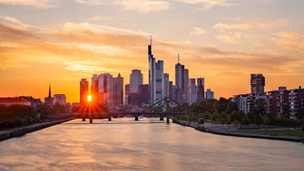 Skyline Frankfurt bei Sonnenuntergang © Martin Klank