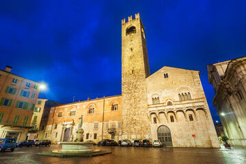 Fototapeta na wymiar Brescia Cathedral in north Italy