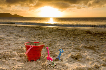 toys on the beach