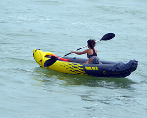 Kayaking on Biscayne Bat
