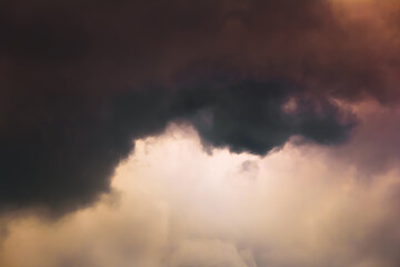 Fototapeta na wymiar Colorful sky with clouds. Background design.