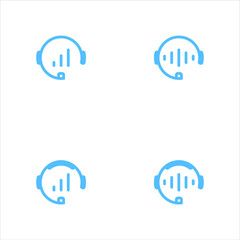 collection of abstract and minimalist call icons