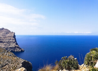 Cape Formentor in Mallorca, Balearic Island, Spain.