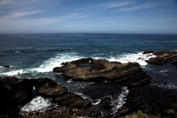 Fototapeta na wymiar California coast landscapes and seascapes