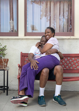 Photos of married African-American Couple Virginia and Fred Love