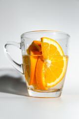 cup of tea with lemon