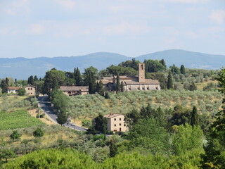Fototapeta na wymiar village in tuscany