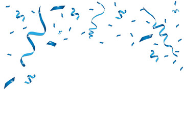 Vector confetti. Festive illustration.