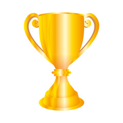 trophy cup award isolated icon