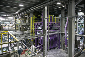 Chemical factory production line