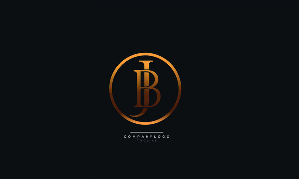 Letter BJ logo with Luxury Gold template. Elegance logo vector template.  14007321 Vector Art at Vecteezy