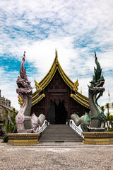 Fototapeta premium CHIANGMAI, THAILAND, Wat Den Salee Sri Muang Gan (Wat Ban Den) is a Lanna-style Buddhist temple. 