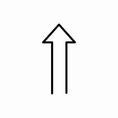 Fototapeta premium Outline arrow icon.Arrow vector illustration. Symbol for web and mobile