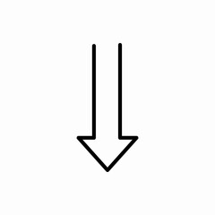 Outline arrow icon.Arrow vector illustration. Symbol for web and mobile