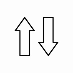 Outline arrow icon.Arrow vector illustration. Symbol for web and mobile