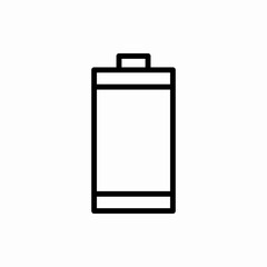 Outline battery icon.Battery vector illustration. Symbol for web and mobile