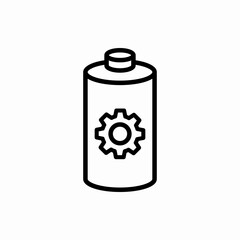 Outline battery icon.Battery vector illustration. Symbol for web and mobile