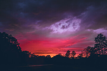 Colorful sunset