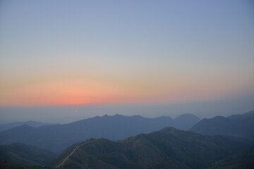 Kalaw, Myanmar, Sunset