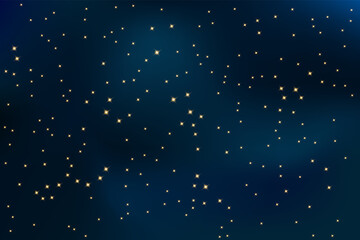 Background in the form of a starry sky. Vector.