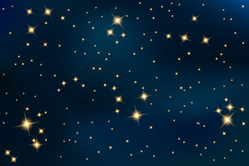 Fototapeta na wymiar Background in the form of a starry sky. Vector.
