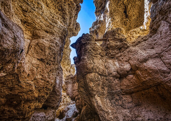 Landscape in the Sesriem Canyon in the Namib-Naukluft National Park in Namibia